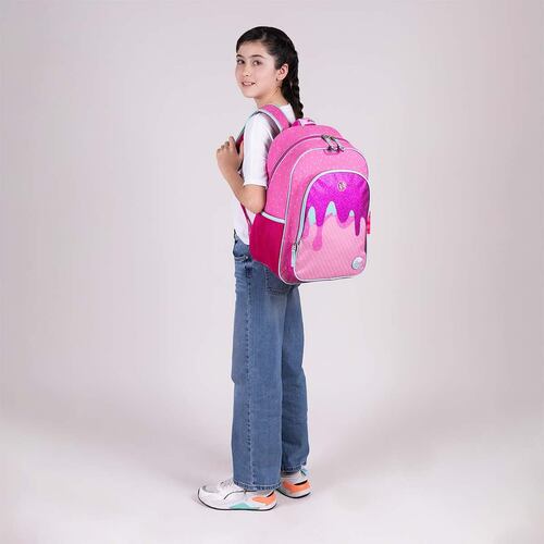 Mochila Rosa Strange Happy Girl Chenson