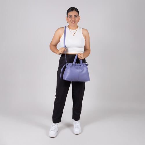 Bolso de Dama Satchel Morado Barbie by Gorett