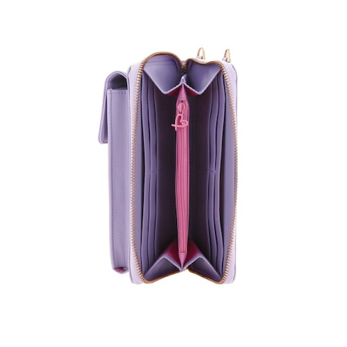 Cartera Porta Celular de Dama Crossbody Lila Gorett