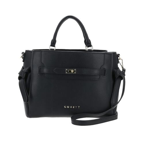 Bolso Satchel Gorett Negro para Mujer