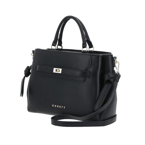 Bolso Satchel Gorett Negro para Mujer