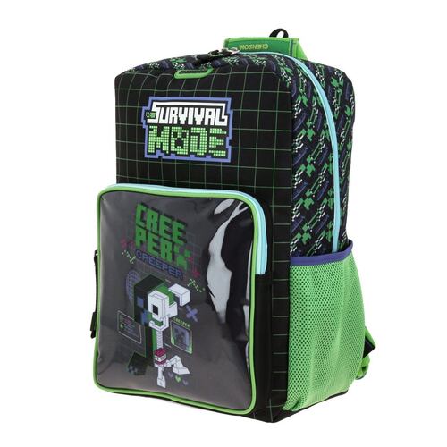 Mochila Grande Chenson Negro Binit Minecraft