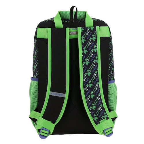 Mochila Grande Chenson Negro Binit Minecraft