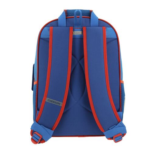 Mochila Escolar Rodante Chenson Grande Azul Flep Mario Bros