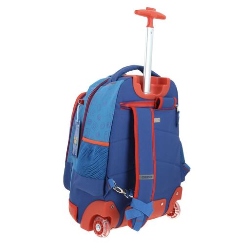 Mochila Escolar Grande Chenson Azul Dulp Mario Bros