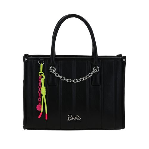 Bolso Satchel Barbie By Gorett Negro para Mujer