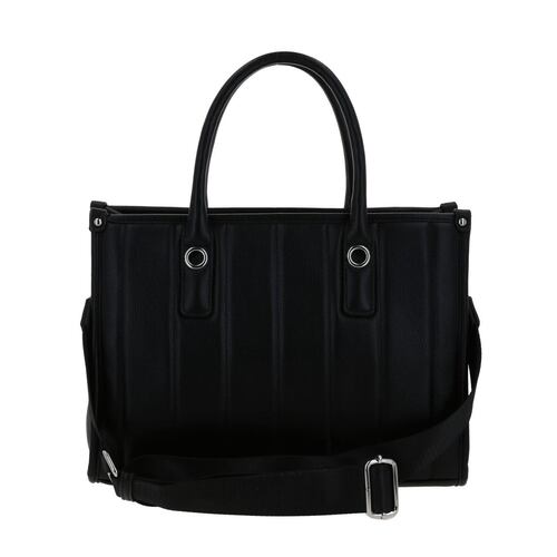 Bolso Satchel Barbie By Gorett Negro para Mujer