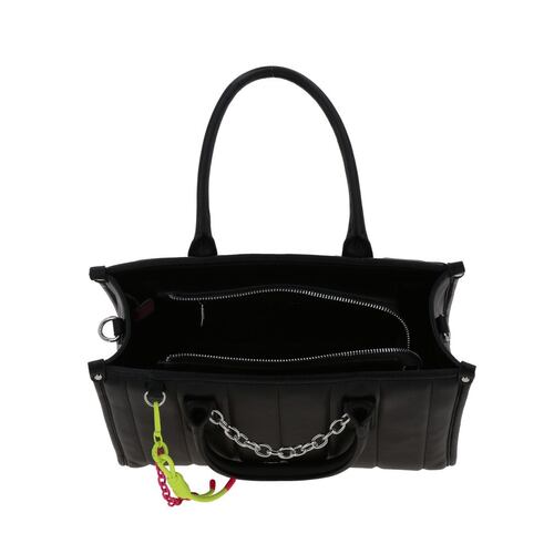 Bolso Satchel Barbie By Gorett Negro para Mujer