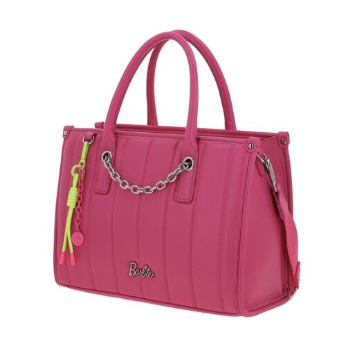 Bolso Satchel Barbie By Gorett Rosa para Mujer