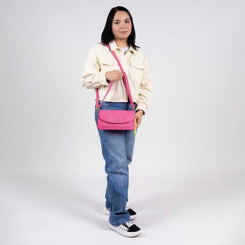 Bolso Crossbody Barbie By Gorett Rosa para Mujer