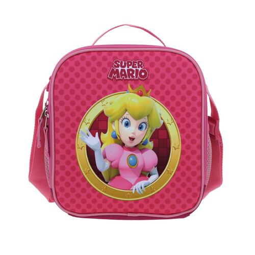 Lonchera Rosa Princesa Peach de Mario Bros Chenson