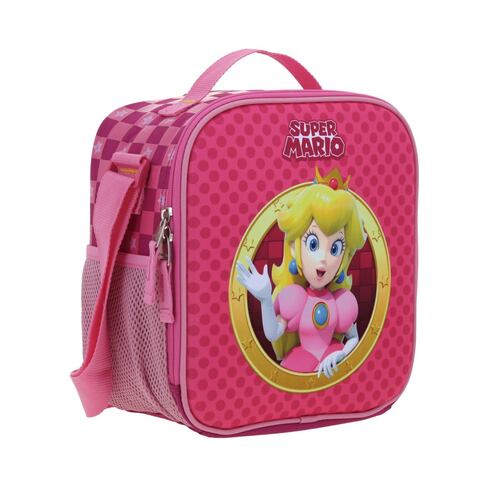 Lonchera Rosa Princesa Peach de Mario Bros Chenson