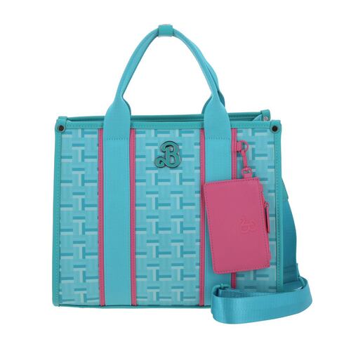 Bolso Satchel Barbie by Gorett Turquesa para Mujer