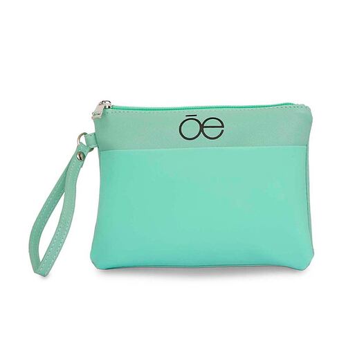 Cosmetiquera cloe cierre sencillo color menta modelo 4CSCI22976MEN