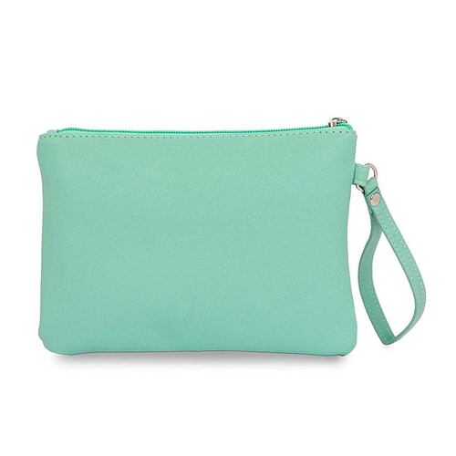Cosmetiquera cloe cierre sencillo color menta modelo 4CSCI22976MEN