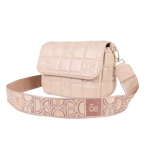 Bolso cloe cross body color nude modelo 1BLCI22109NUD