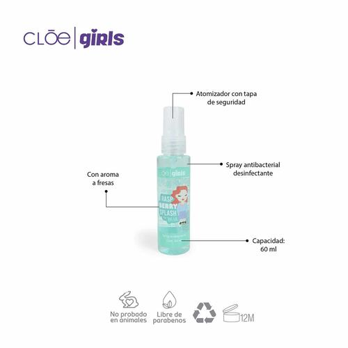 Spray Antibacterial Rasp Berry Cloe