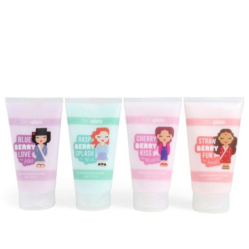 Crema Corporal Con Brillo Rasp Berry Cloe
