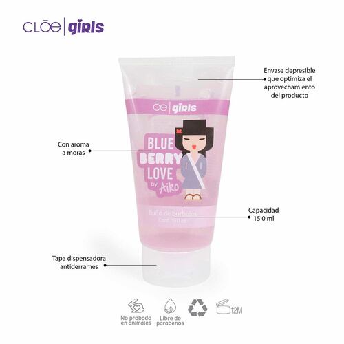 Burbujas de Baño Blue Berry Cloe