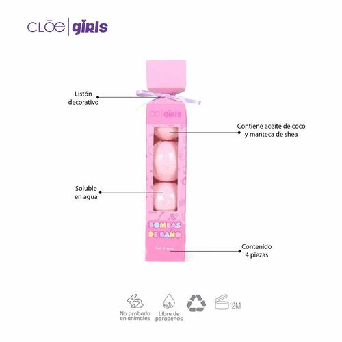 Set Bombas De Baño Cloe