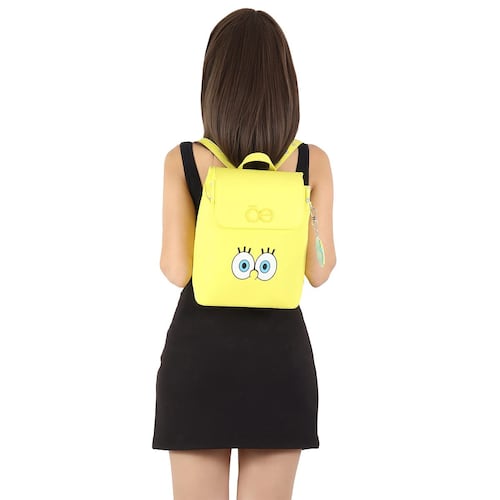 Bolso cloe backpack color amarillo modelo 4BLCP23106AMA