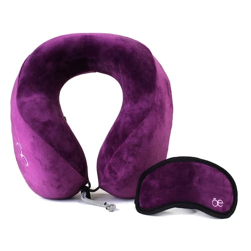 Almohada ergonómica morada Cloe