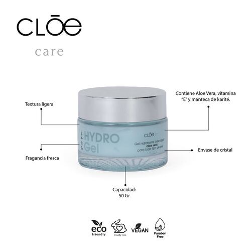Gel hidratante base agua 100 gr