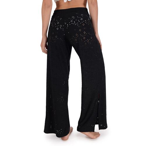 Pantalón/Pareo Mujer Rayón Negro Unitalla