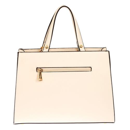 Bolsa Tyler T1299-3 tote beige/negra