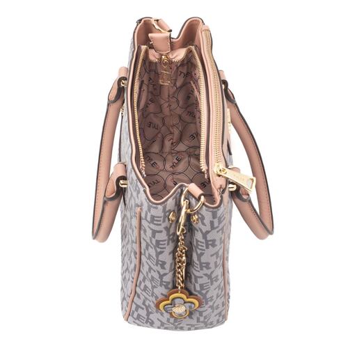 Bolsa Tyler modelo T1335-2 satchel color gris rosa