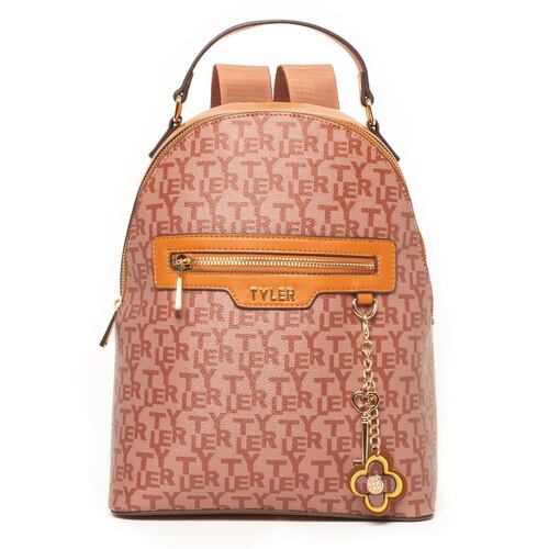 Bolsa Tyler modelo T1338-2 backpack color cafe camel