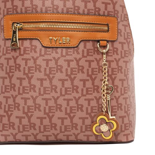 Bolsa Tyler modelo T1338-2 backpack color cafe camel
