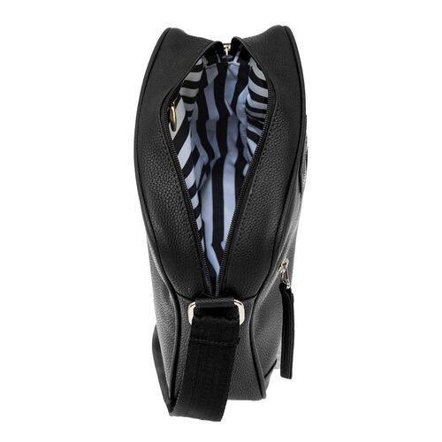 Bandolera Tyler negra para hombre
