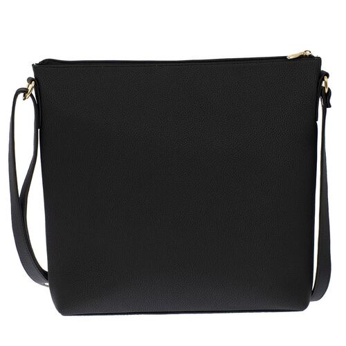 Bolsa Lover modelo 9599-1 crossbody color negro