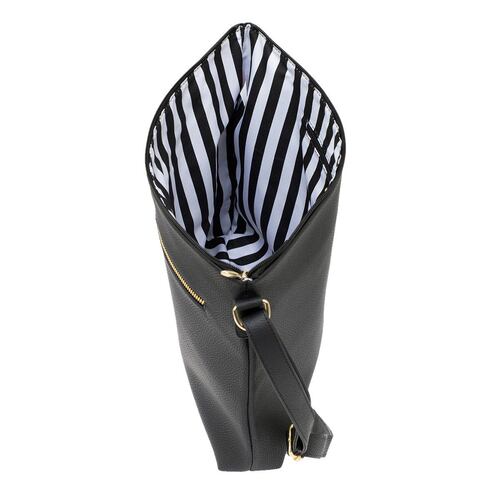 Bolsa Lover modelo 9599-1 crossbody color negro