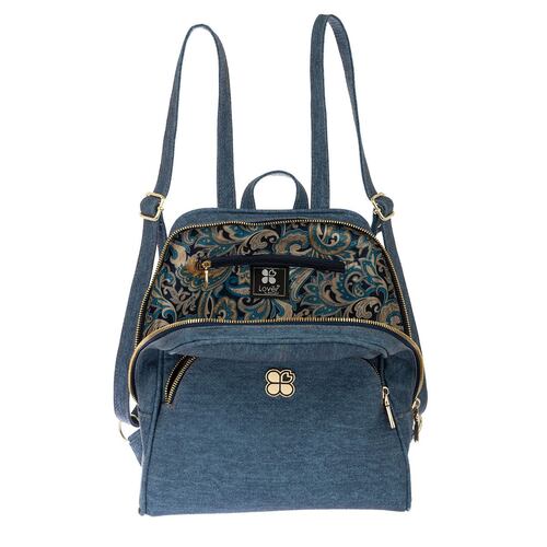 Bolsa Backpack Jeans Lover Marino para Mujer