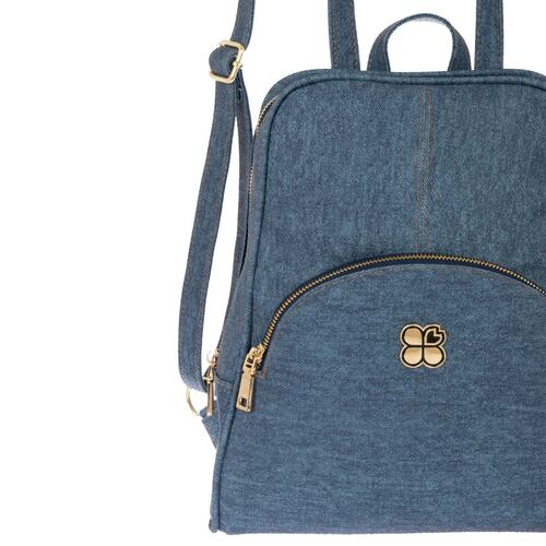 Bolsa Backpack Jeans Lover Marino para Mujer