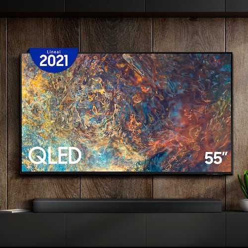 Paquete Samsung  Smart TV QLED 55 4K QN55QN90AAFXZX + Barra de Sonido HW-A450/ZX