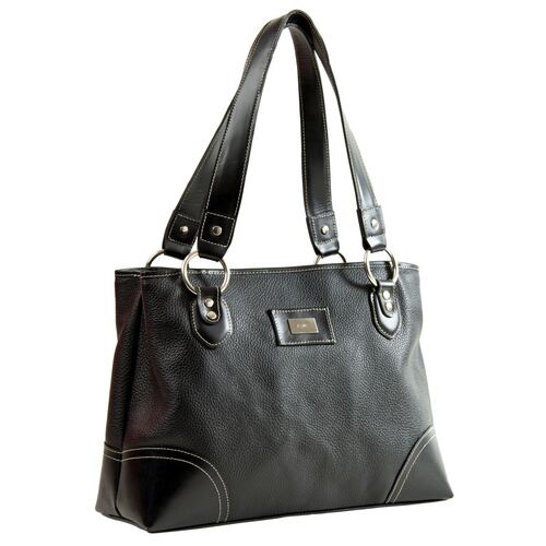 Bolsa Cubeta grande con argollas GL388 negro