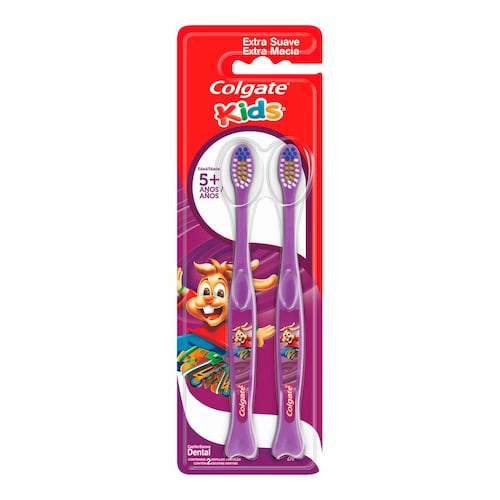 Cepillo Dental Colgate Kids Extra - Suave 2 pz