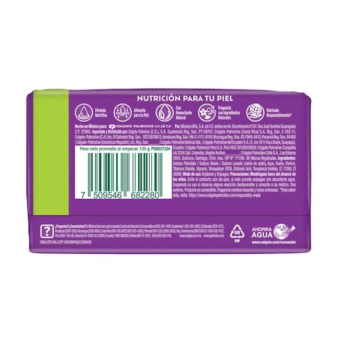 Jabón en Barra Palmolive Naturals Nutrición Relajante 120g