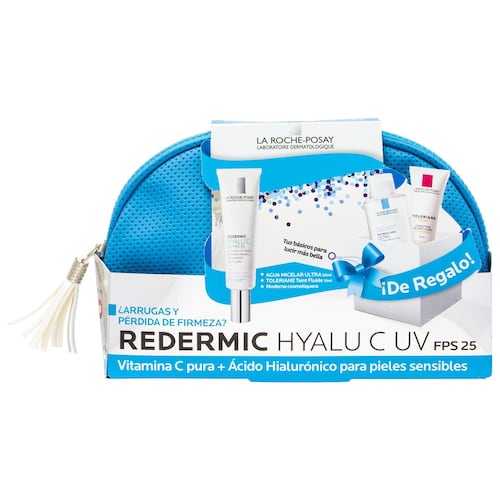 Pack Redermic Hyalu C Uv Fps 25 - con Vitamina C + Acido Hyaluronico para Pieles Sensibles