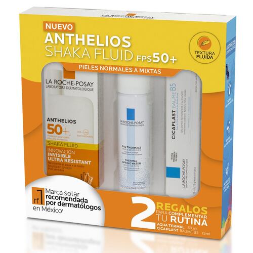 Pack Protector Solar Rostro Anthelios Shaka Fluid FPS 50+