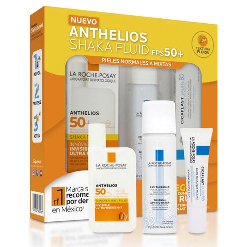 Pack Protector Solar Rostro Anthelios Shaka Fluid FPS 50+