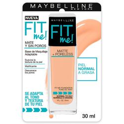 Base de maquillaje Maybelline Fit Me Matte y sin poros 230 Natural Buff x  30ml