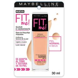 Base Maybelline Fit Me Matte Dewy+Smooth Foundation - Sun Beige