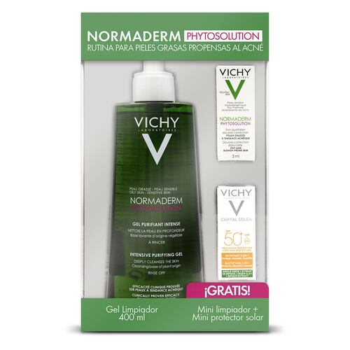 Vichy normaderm pack limpieza  piel grasa