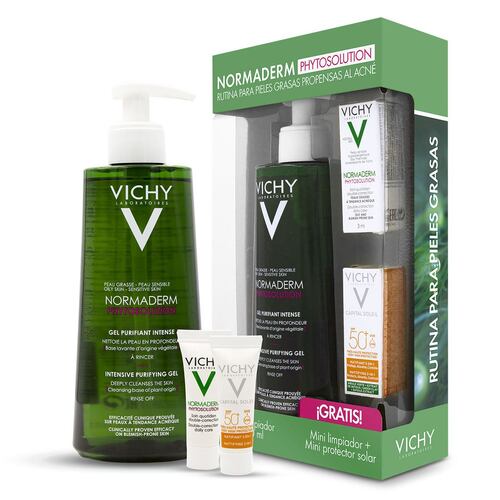 Vichy normaderm pack limpieza  piel grasa