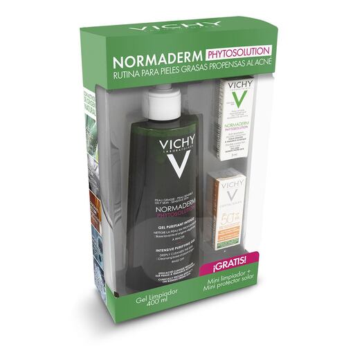 Vichy normaderm pack limpieza  piel grasa