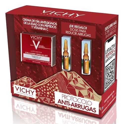 Pack Vichy Collagen Crema De Día + Ampolletas